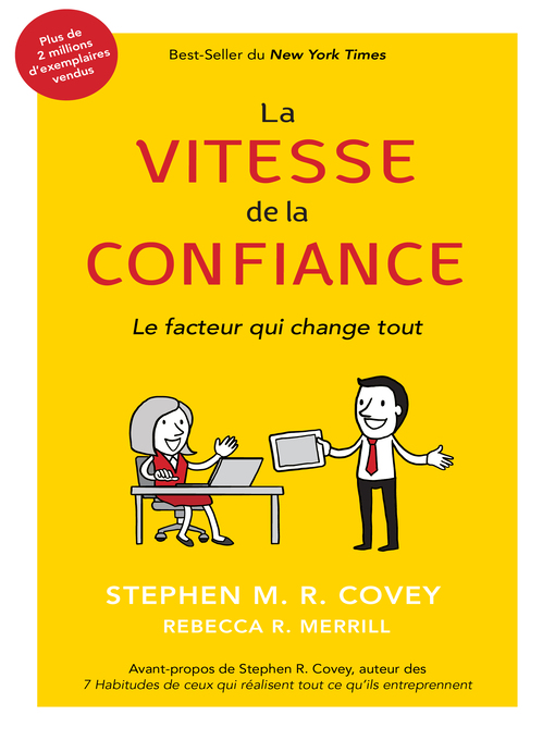 Title details for La Vitesse De La Confiance by Stephen M.R. Covey - Available